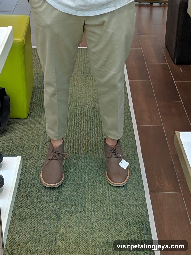 Footwear and Pants Display