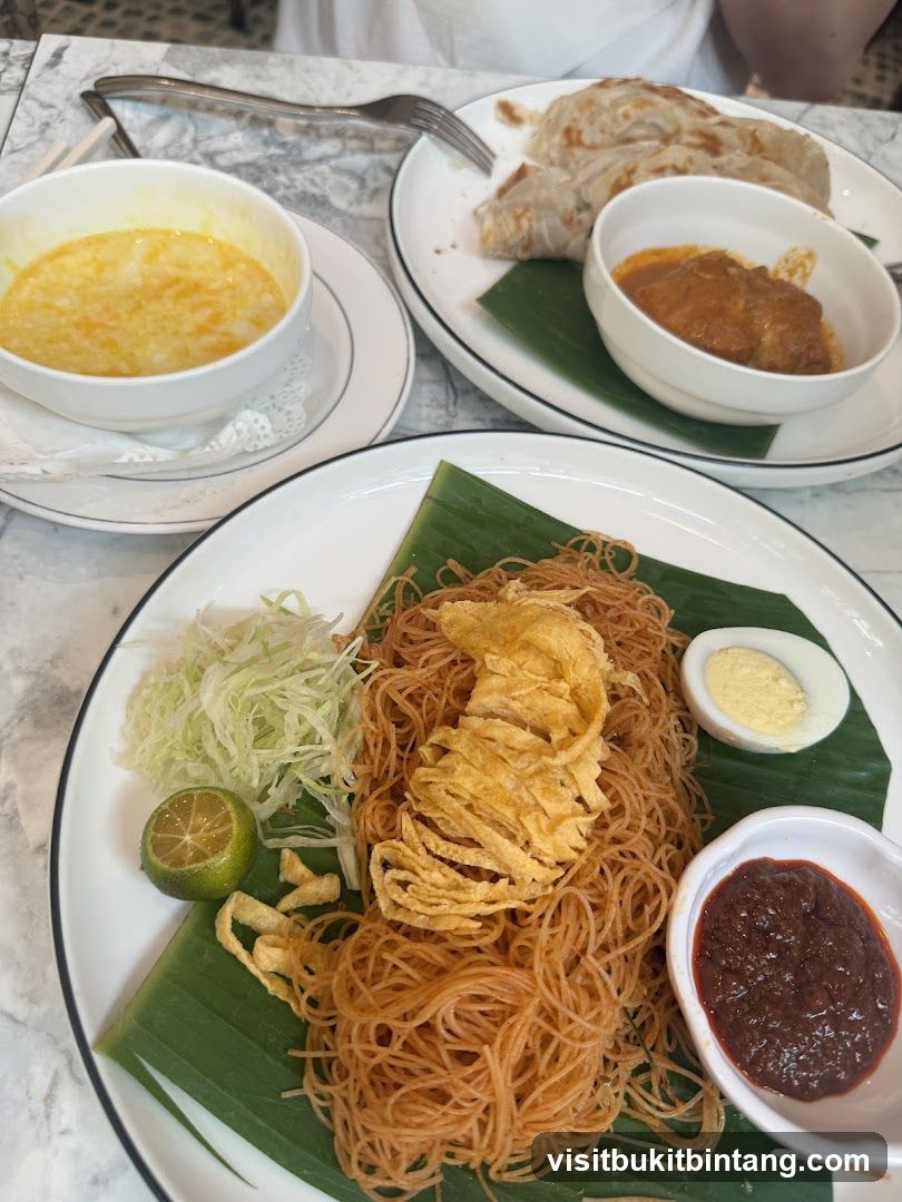 Noodles and Roti Canai