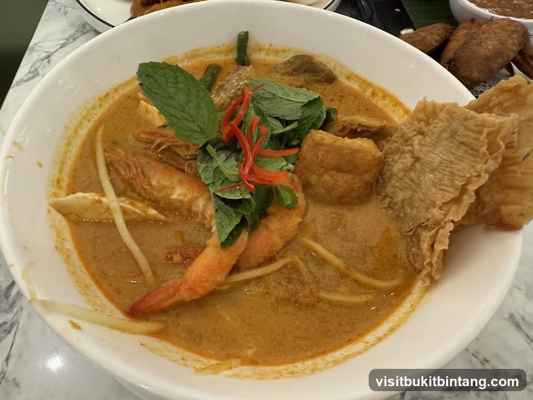Laksa with Shrimp and Tofu
