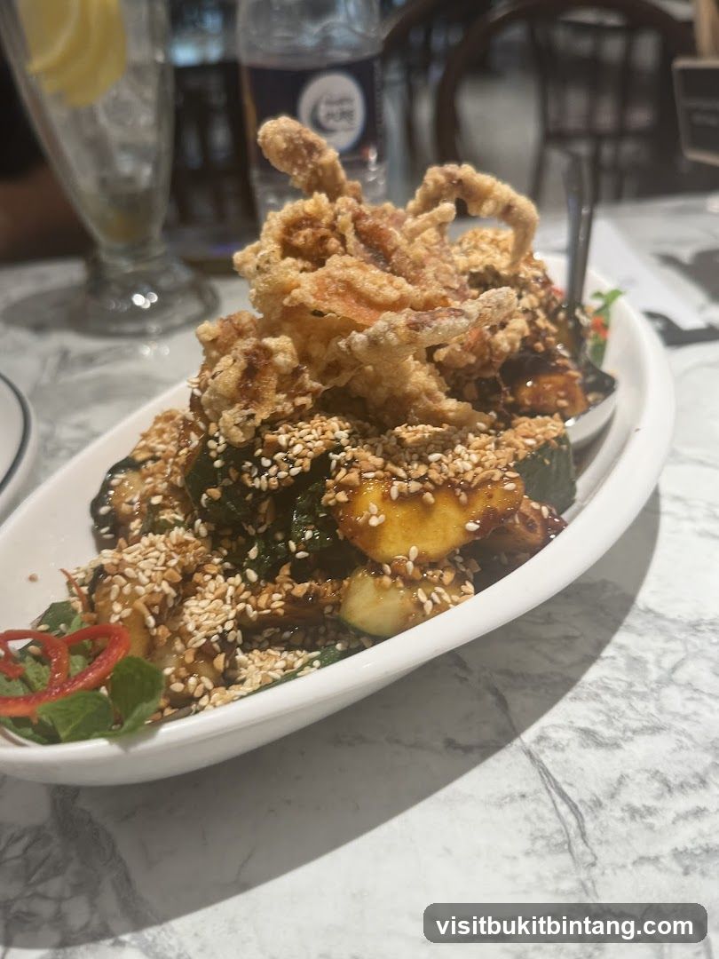 Fried Soft Shell Crab Dish