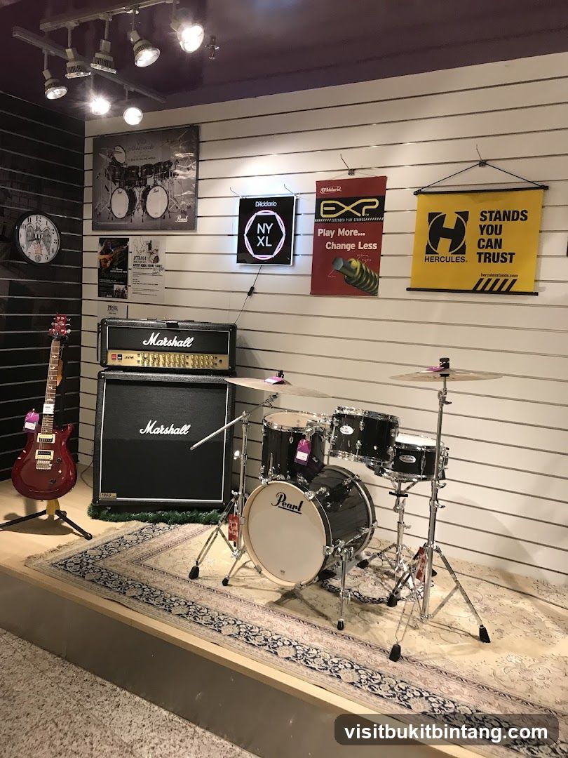 Musical Instruments Display