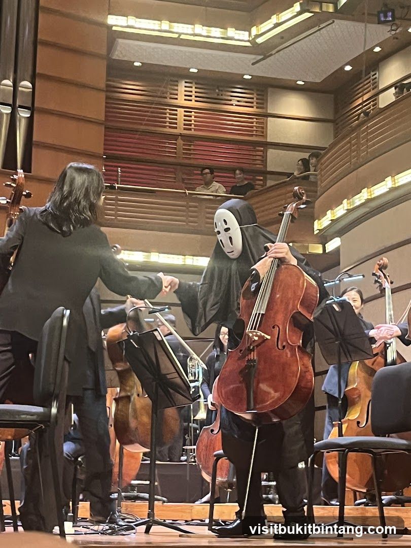 Orchestra Performance with No-Face Character