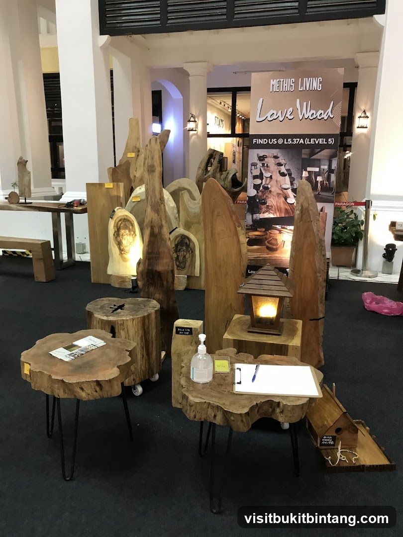 Wood Furniture Display