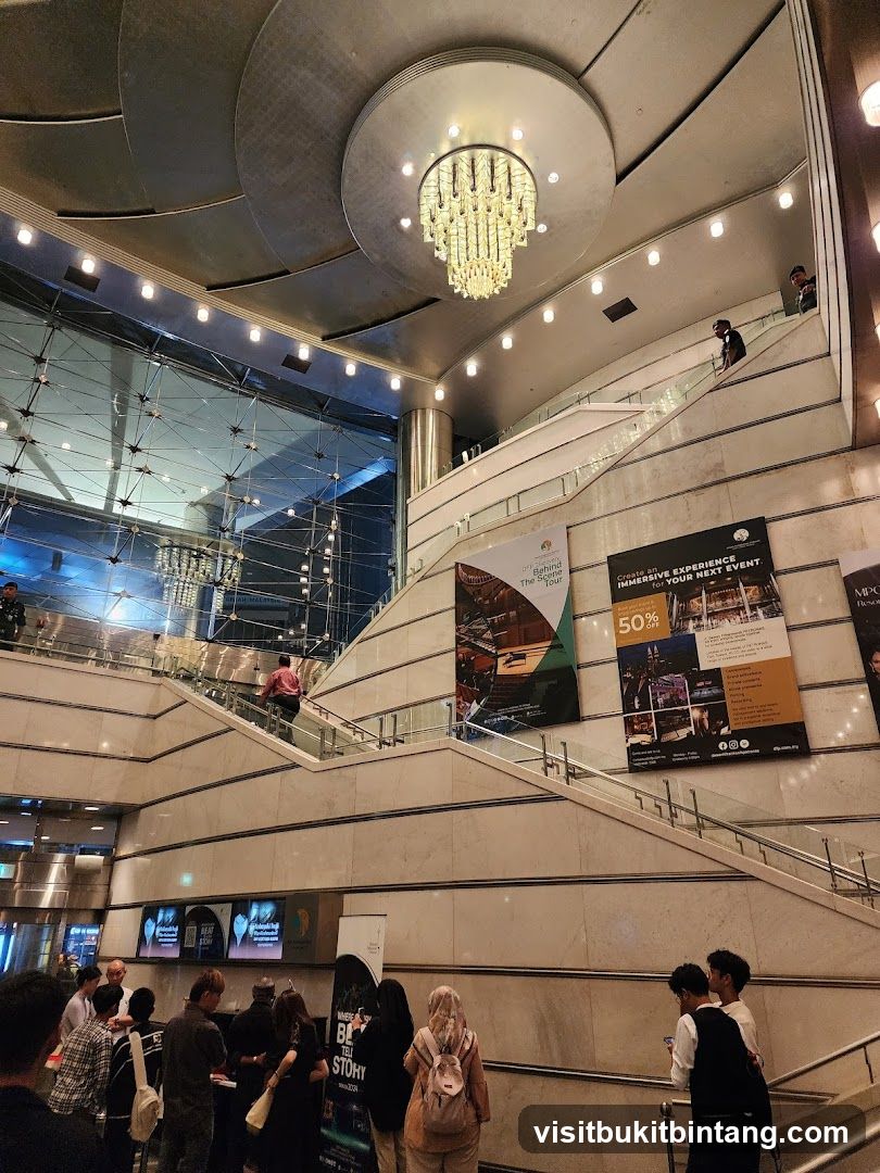 Modern Interior with Grand Staircase and Chandelier