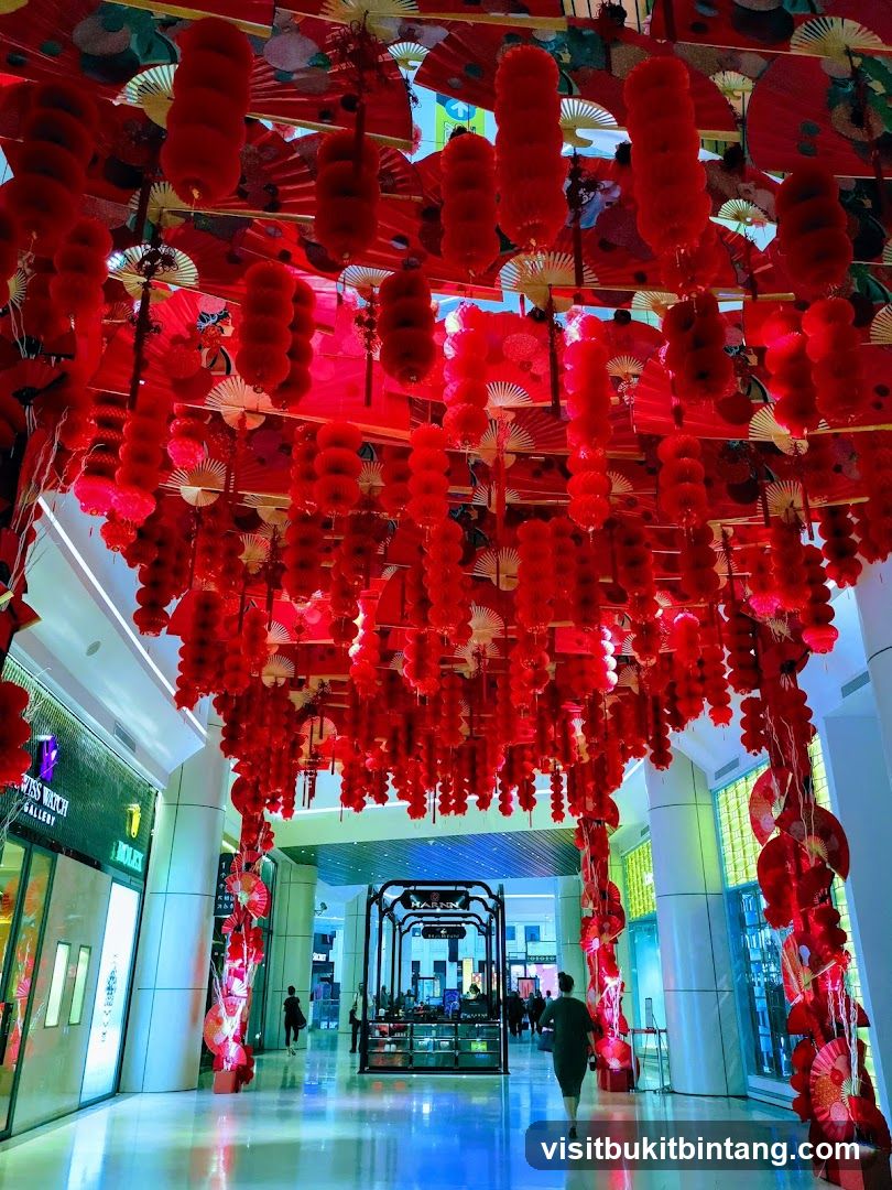 Mall Interior Decorated for Lunar New Year