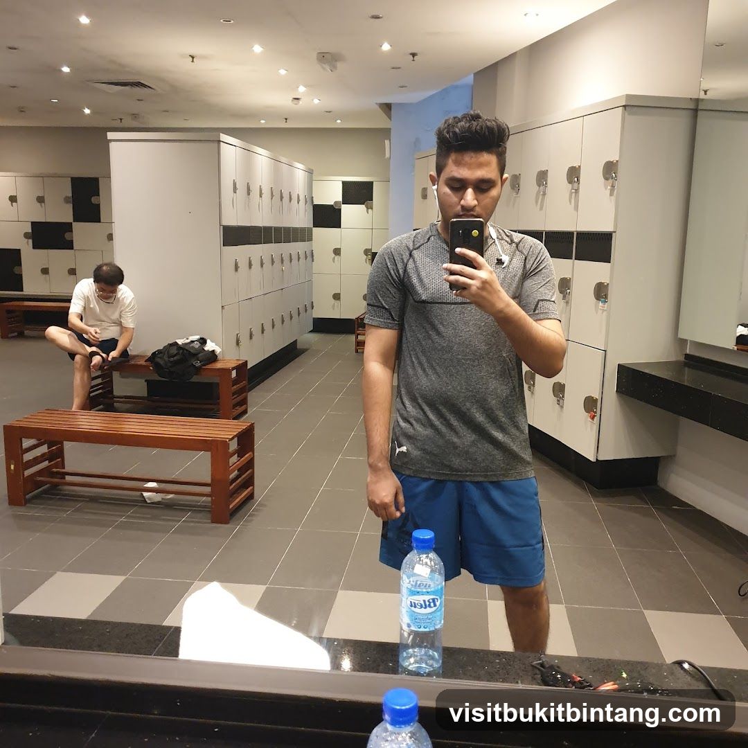 Gym Locker Room Selfie