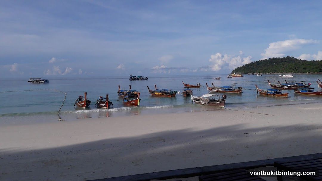 Boats on a Tropical Beach