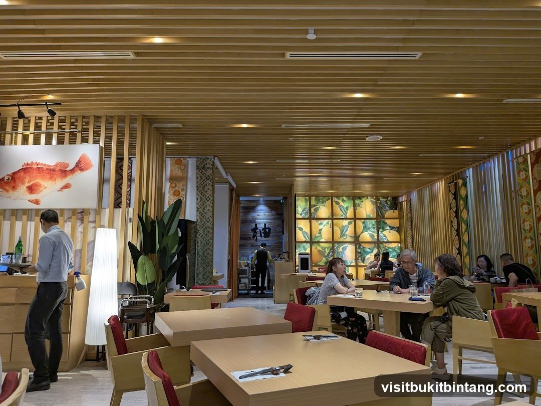 Restaurant Interior with Diners