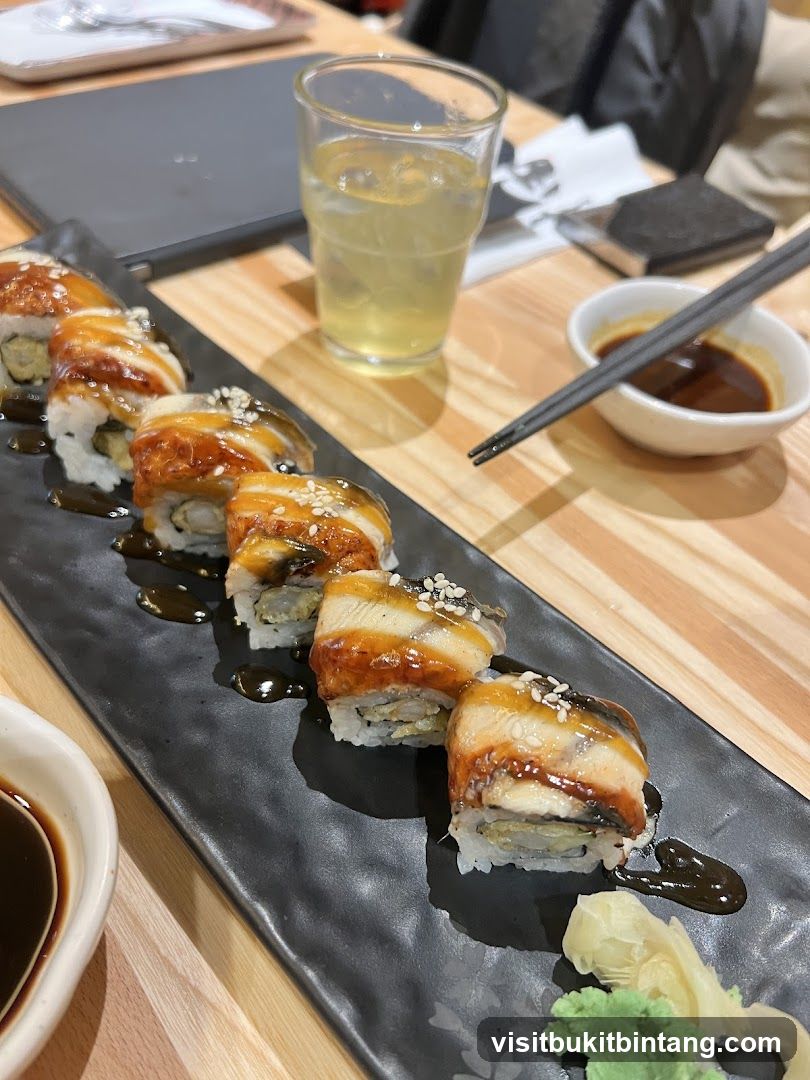 Sushi Platter with Drink