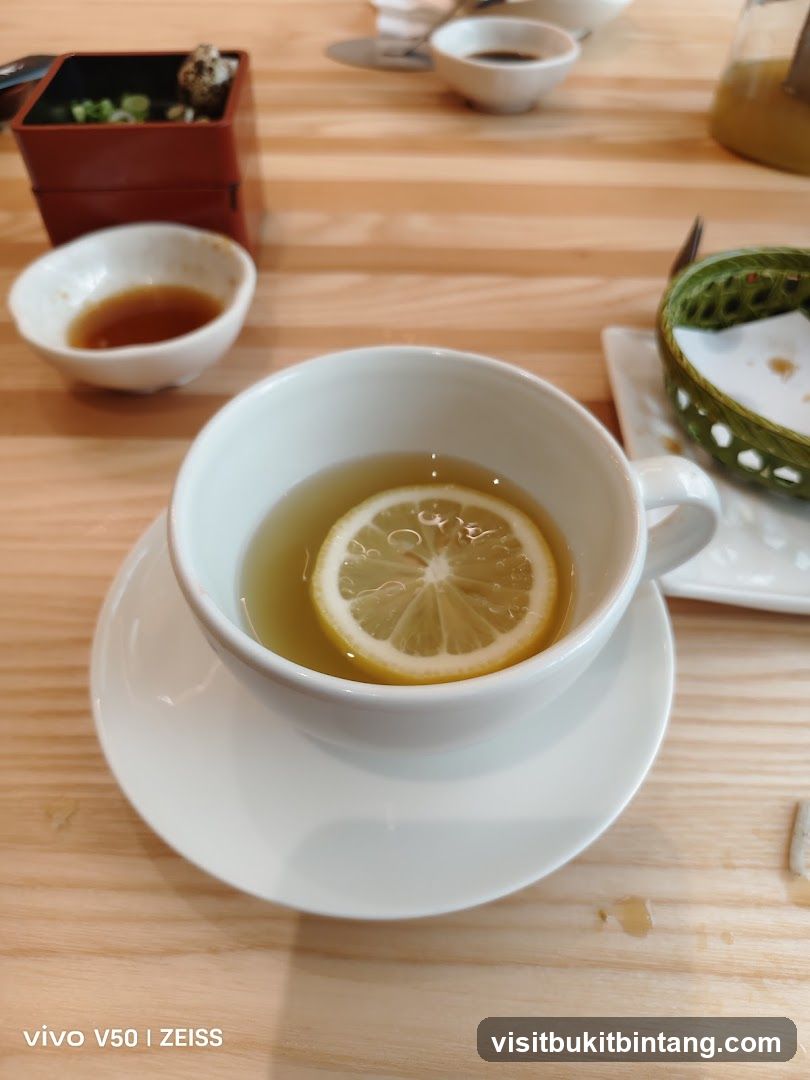 Tea with Lemon Slice