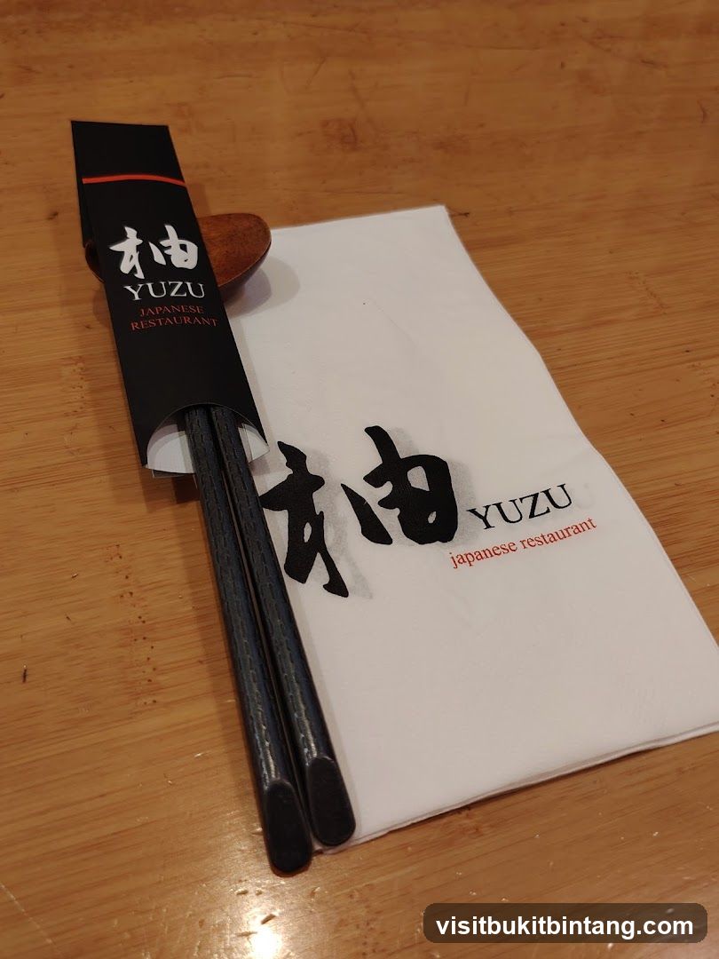 Chopsticks and Napkin