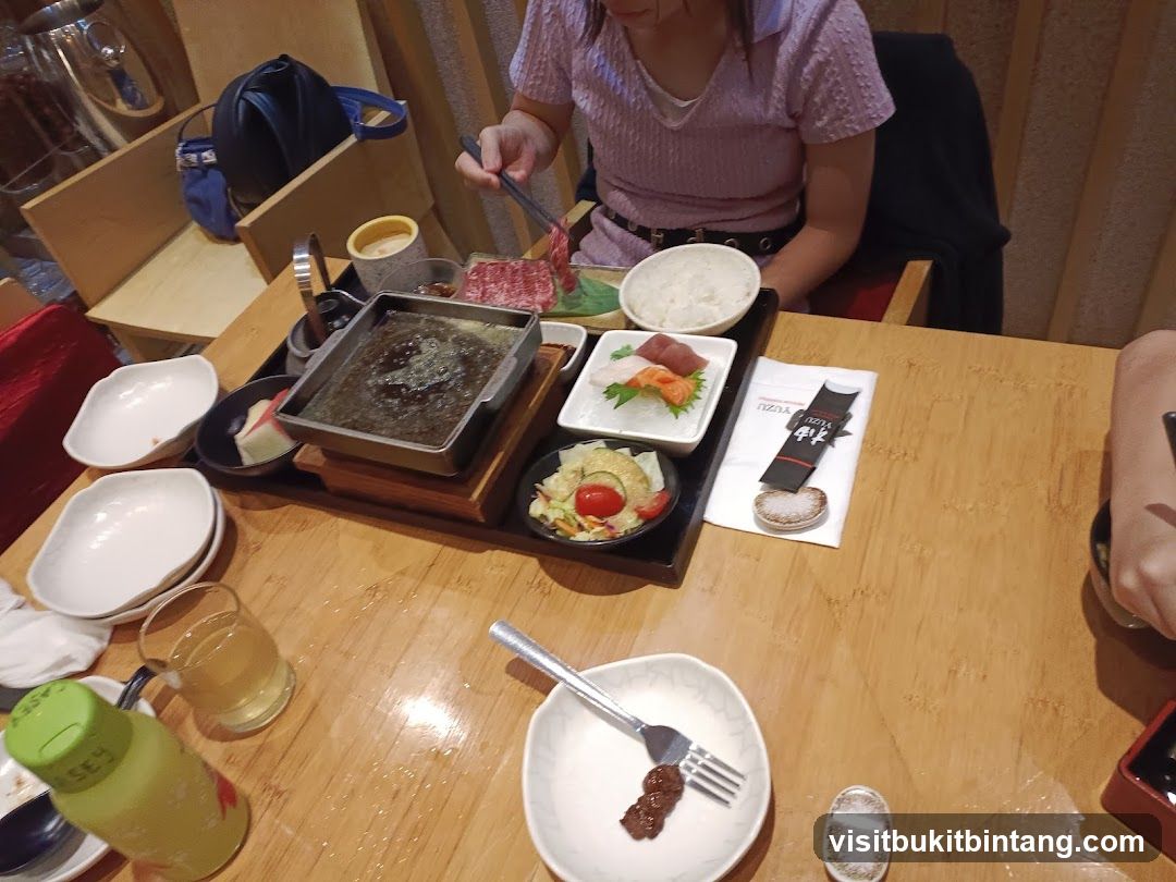Diners Enjoying a Meal