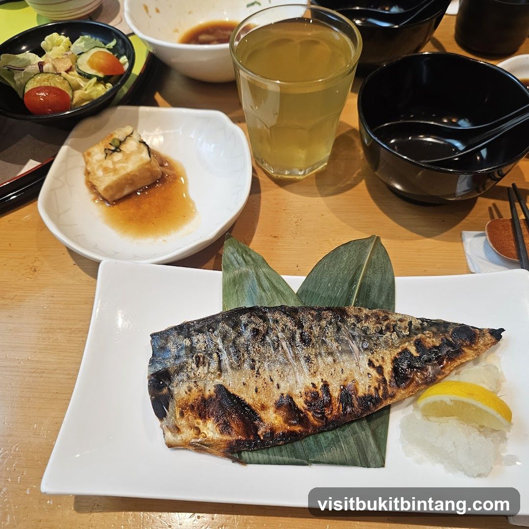 Grilled Mackerel Meal