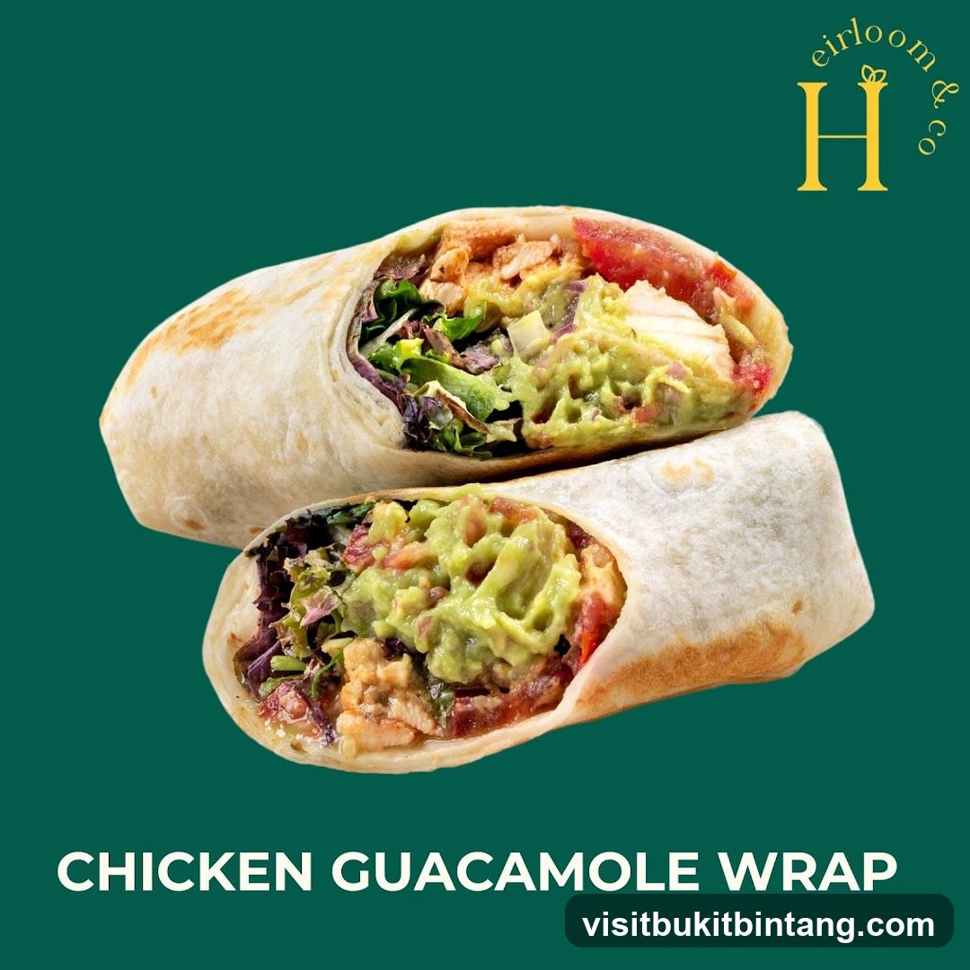 Chicken Guacamole Wrap