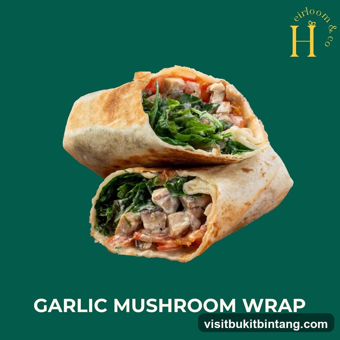Garlic Mushroom Wrap
