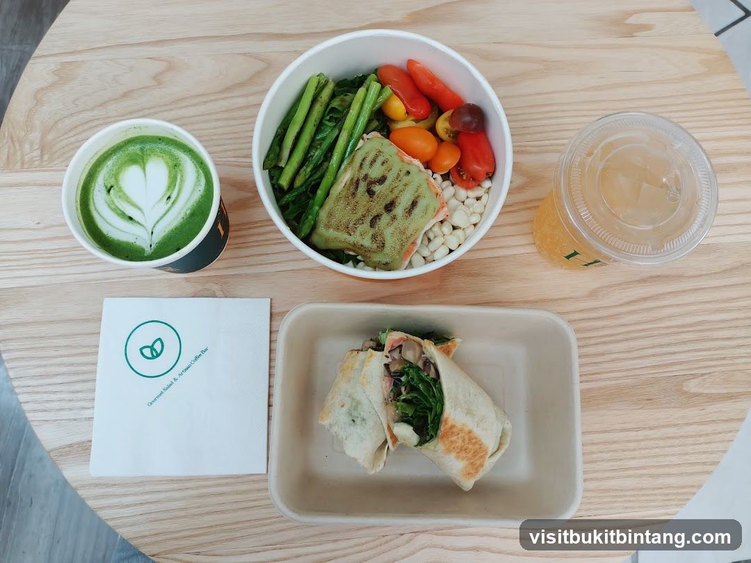 Gourmet Salad and Coffee
