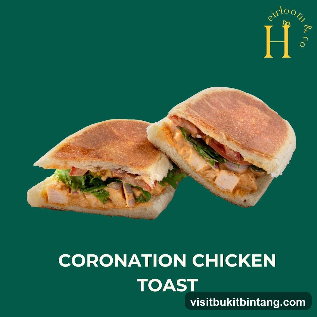 Coronation Chicken Toast