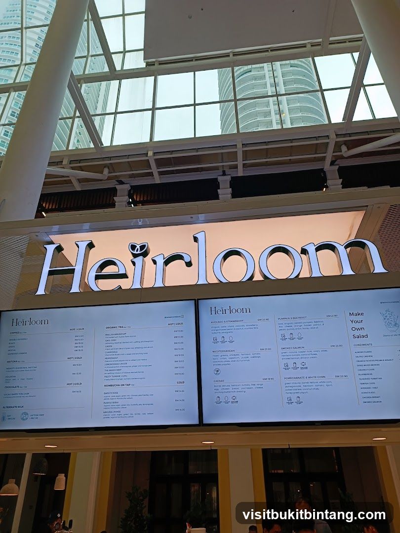 Heirloom Menu