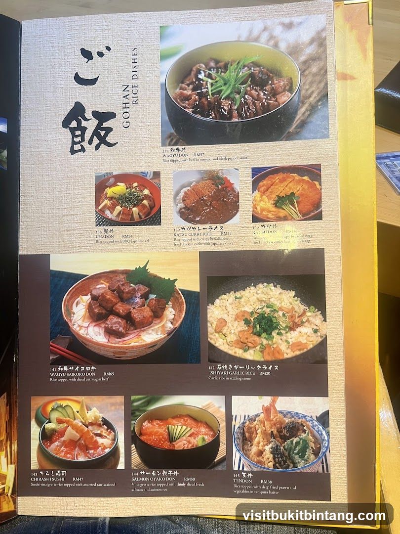 GOHAN RICE DISHES