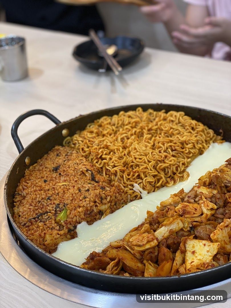 Korean Fried Chicken and Rice Dish