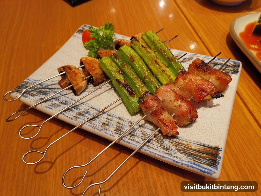 Skewers of Food
