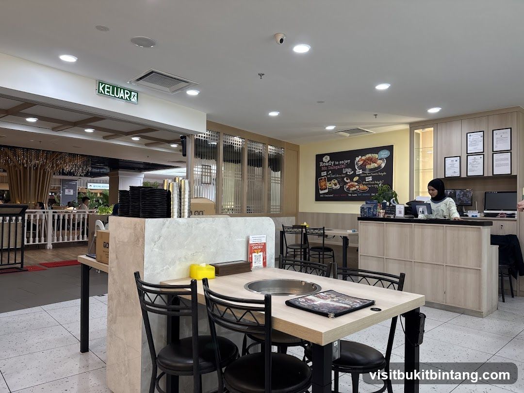 Restaurant Interior with Staff and Seating