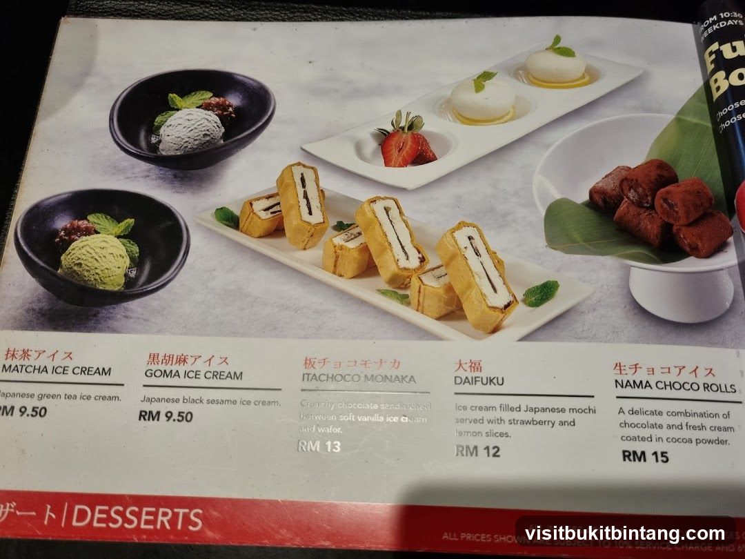 DESSERTS
