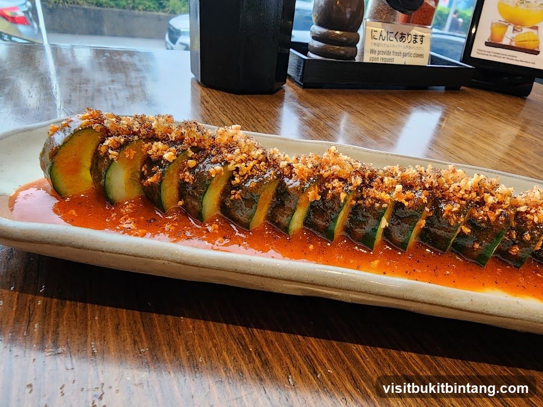 Sliced Zucchini with Sauce and Toppings