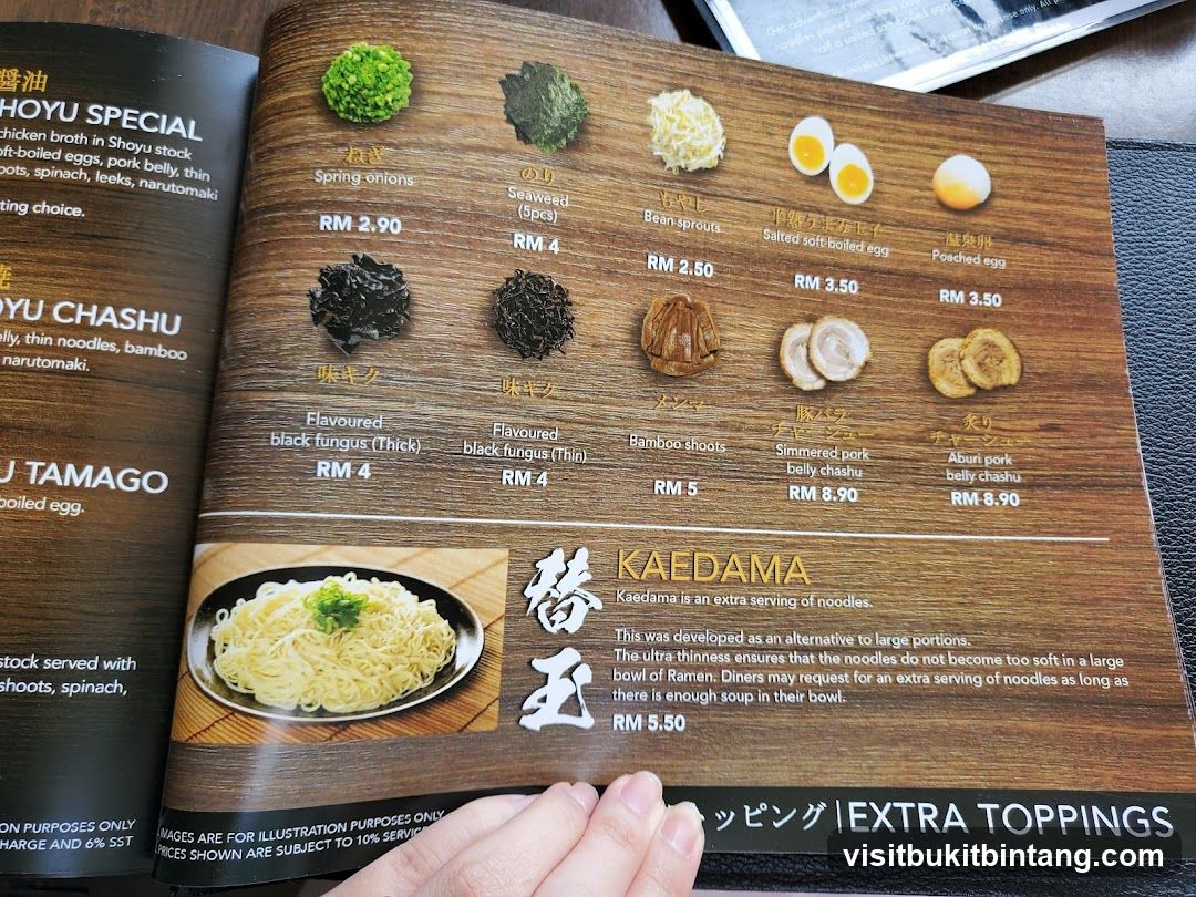 Ramen Toppings