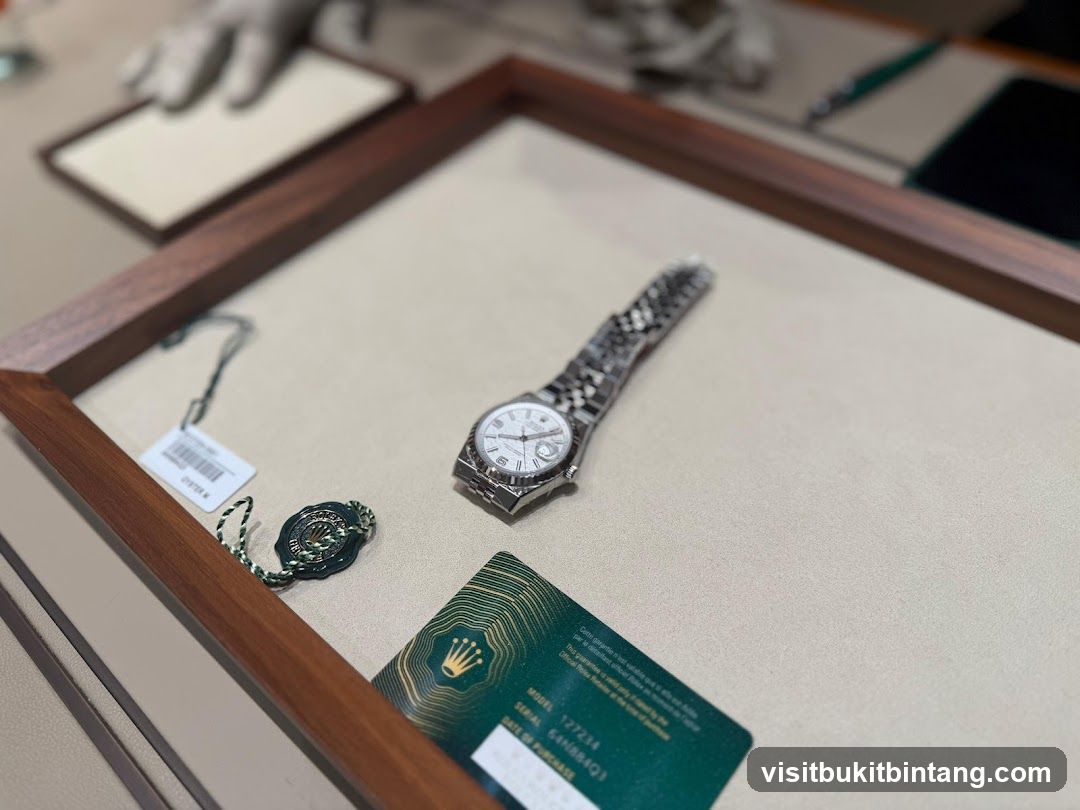 Rolex Watch Display