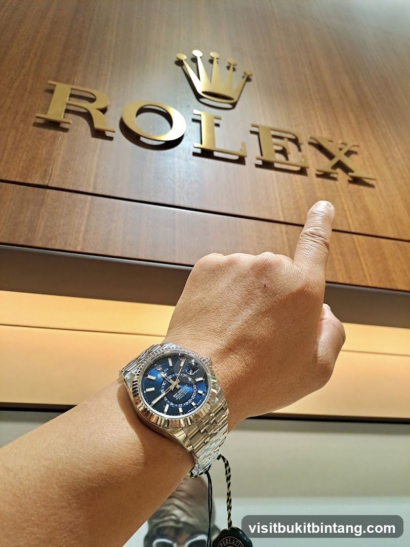 Rolex Watch Display
