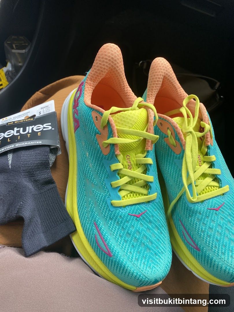 Running Shoes and Socks