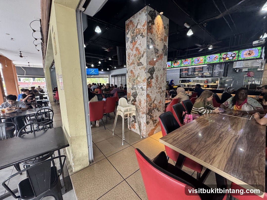 Restaurant Interior with Diners