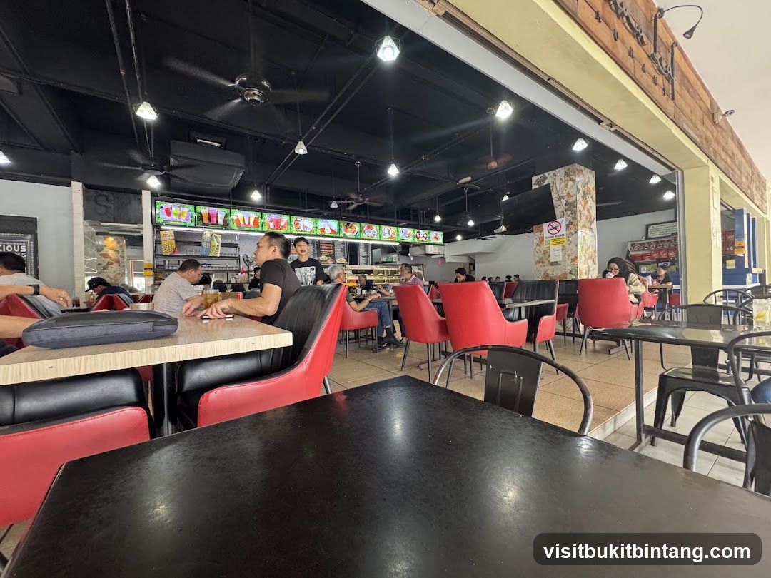 Restaurant Interior with Diners
