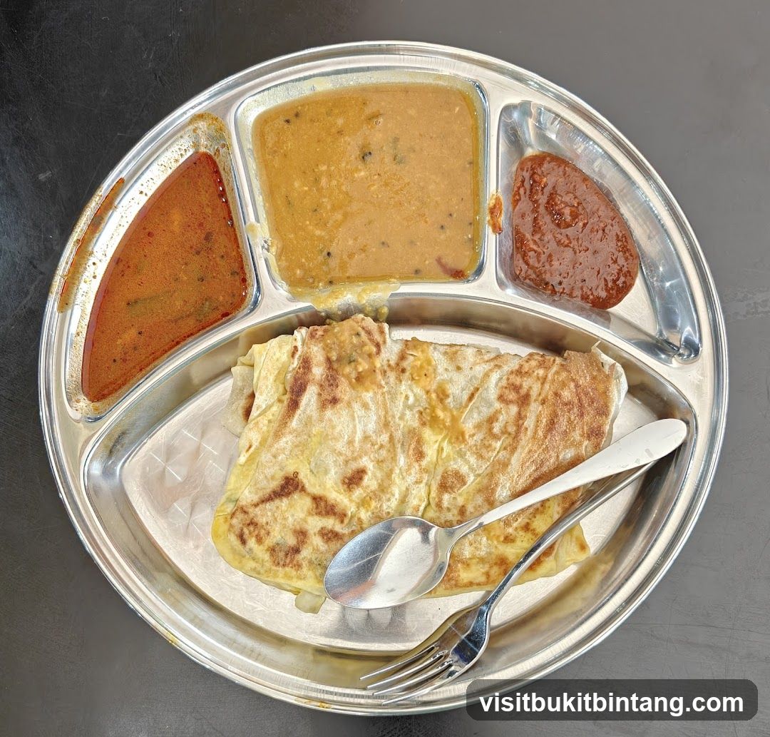 Roti Canai with Curries