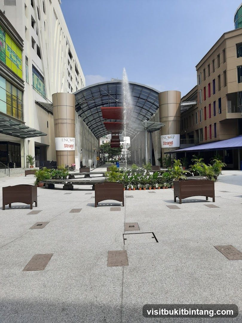Outdoor Plaza with Fountain