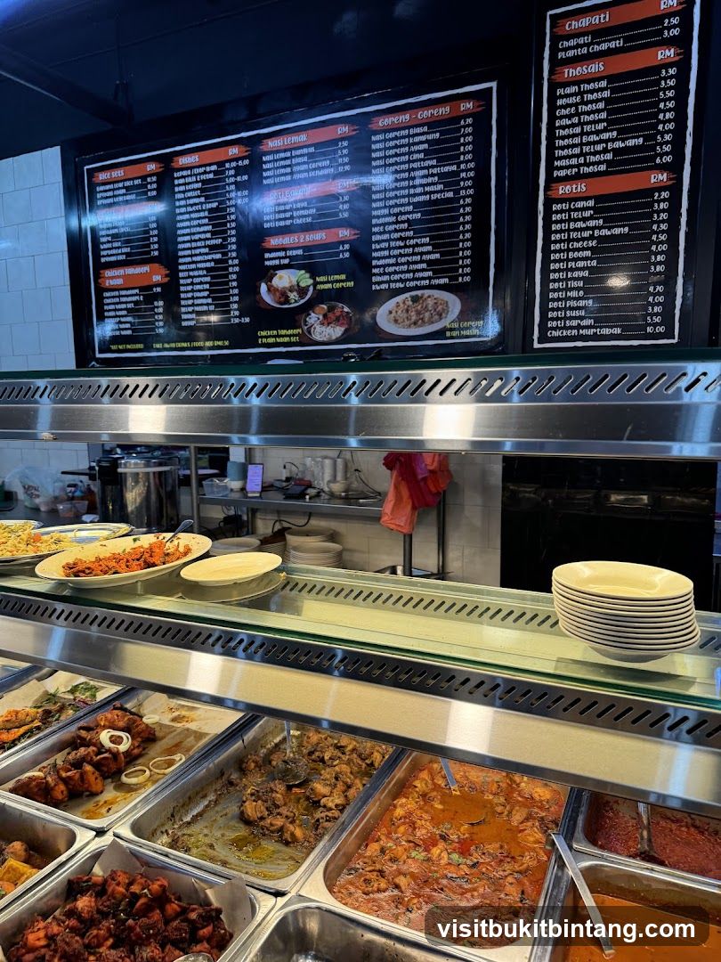 Food Display and Menu