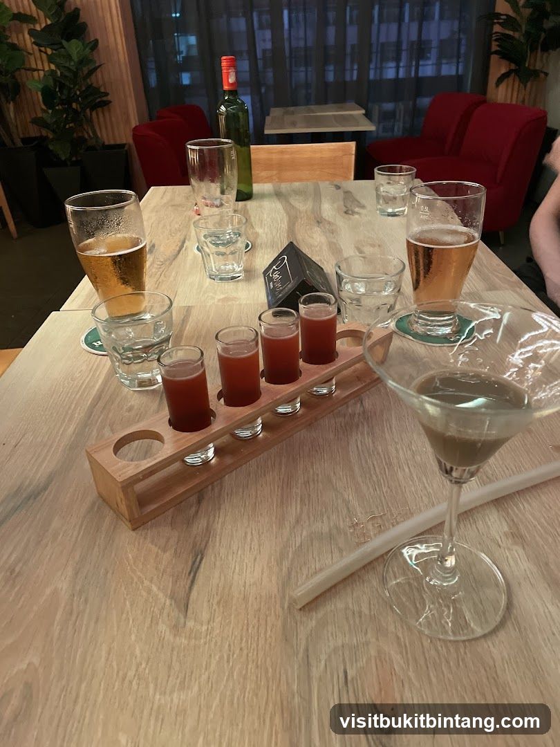 Drinks on a Table