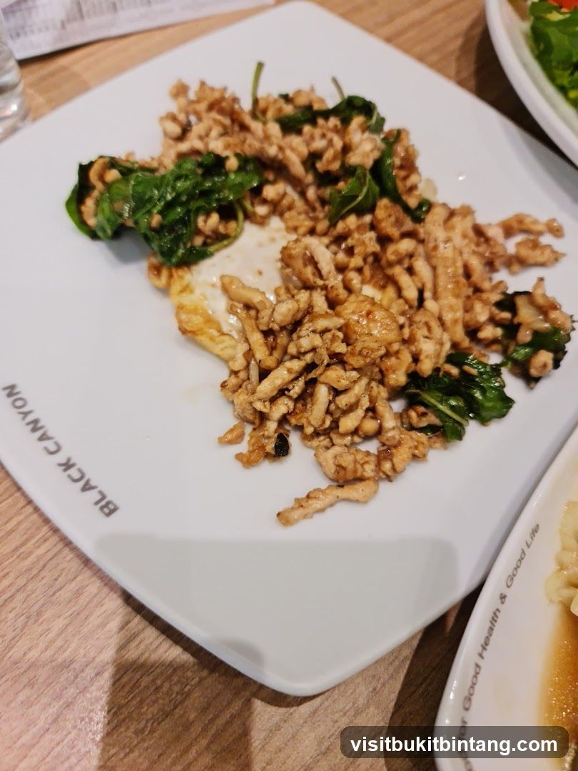 Minced Meat and Basil Dish
