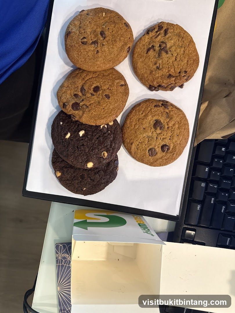 Cookies on a tray
