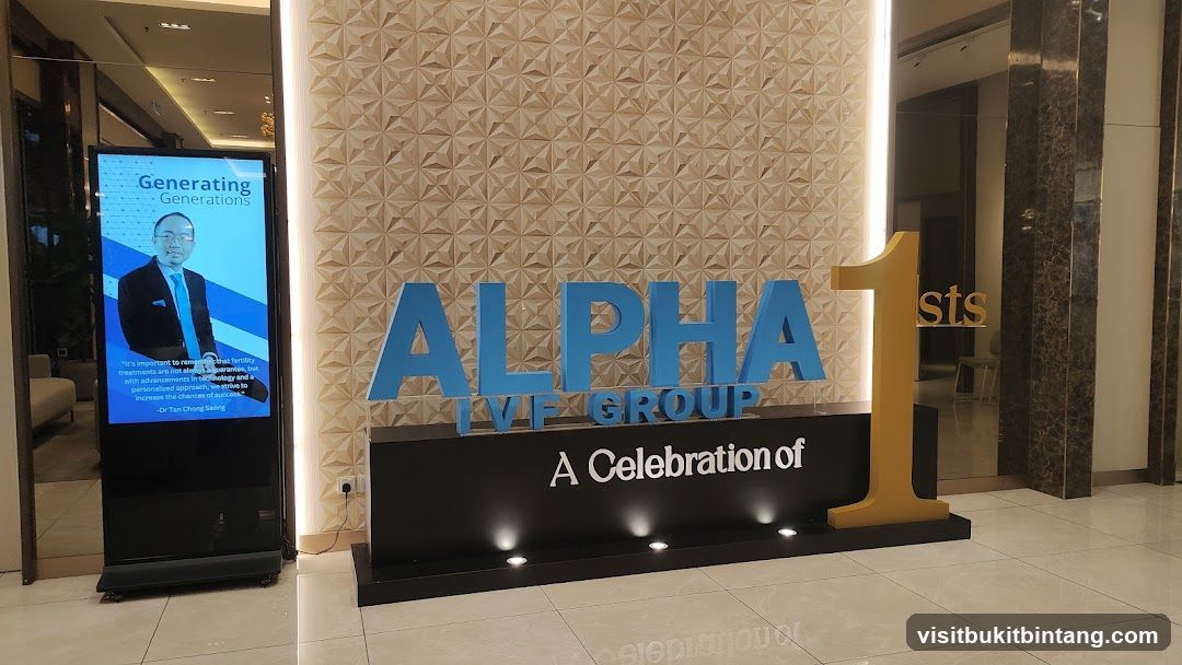 Alpha IVF Group Celebration Display