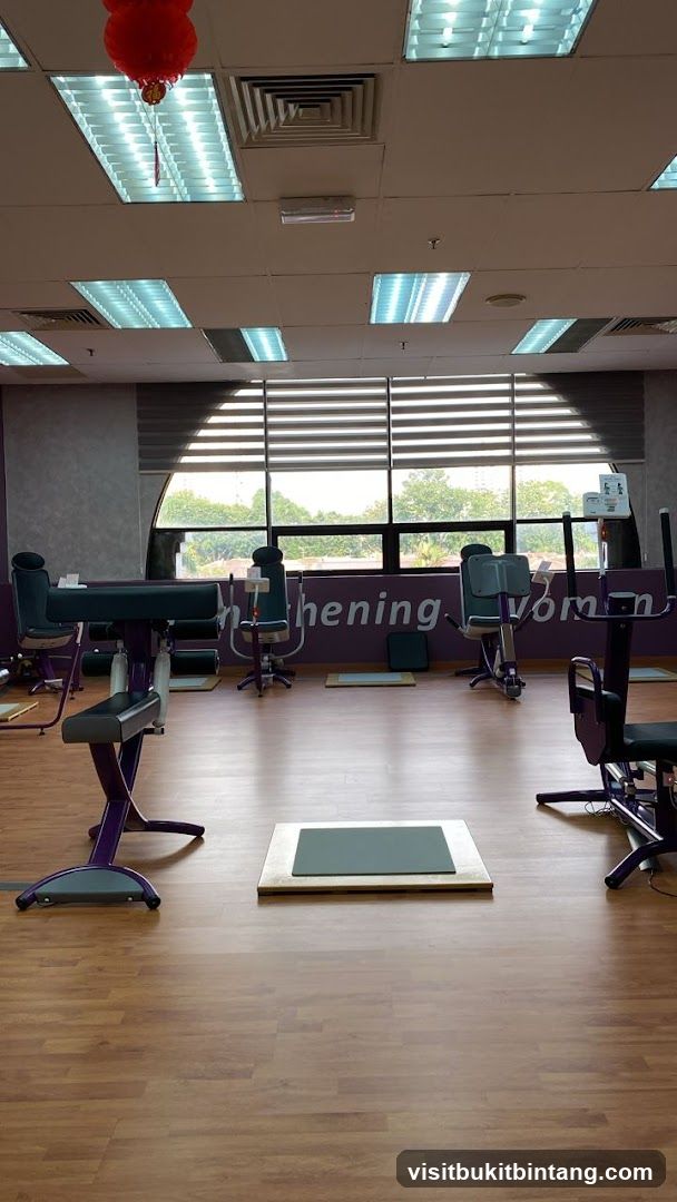 Gym Interior with Exercise Equipment
