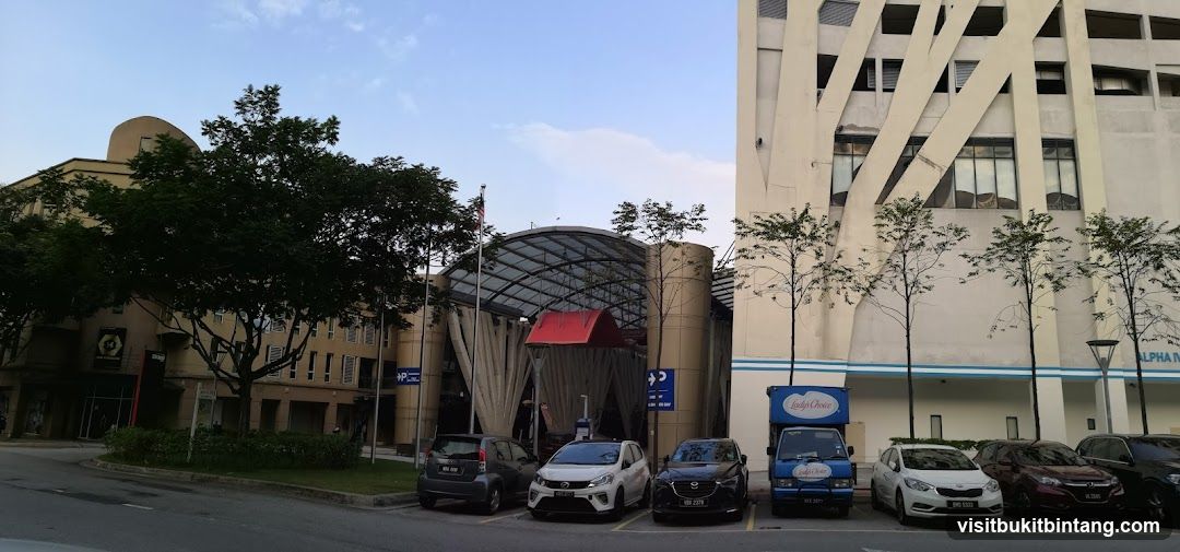 Street View of Buildings and Cars