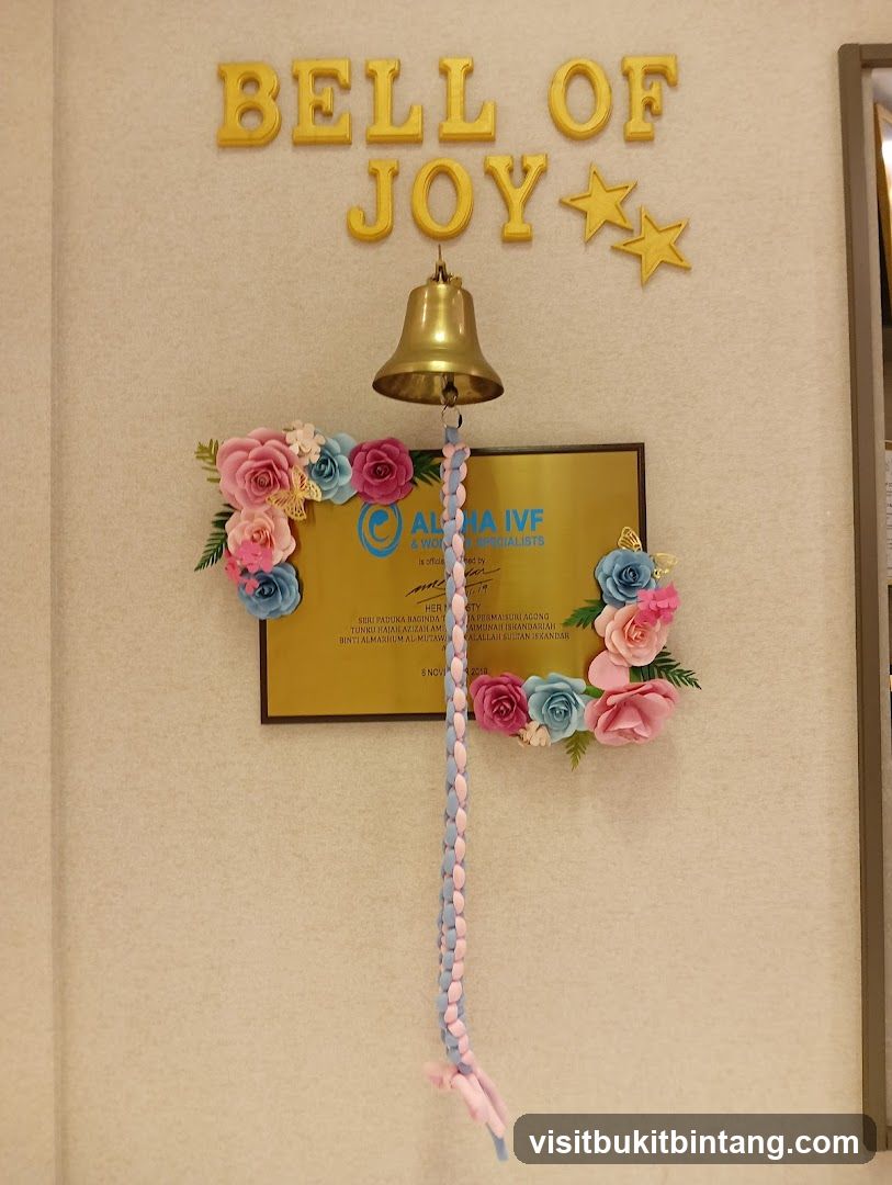 Bell of Joy with plaque