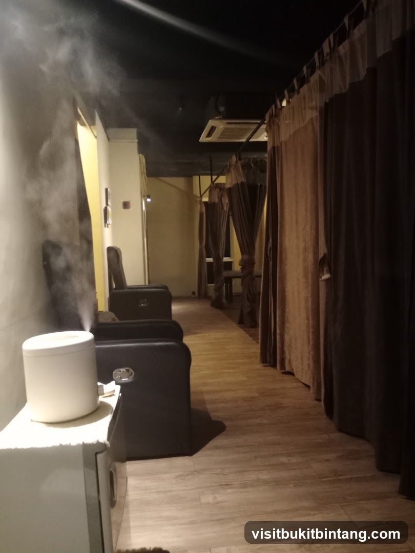 Massage Chairs and Curtains