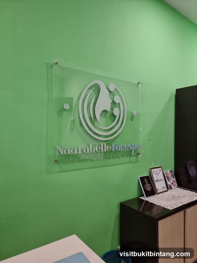 Naarabele Face Spa Sign