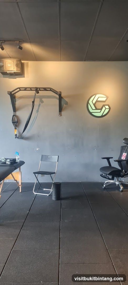Gym interior with equipment