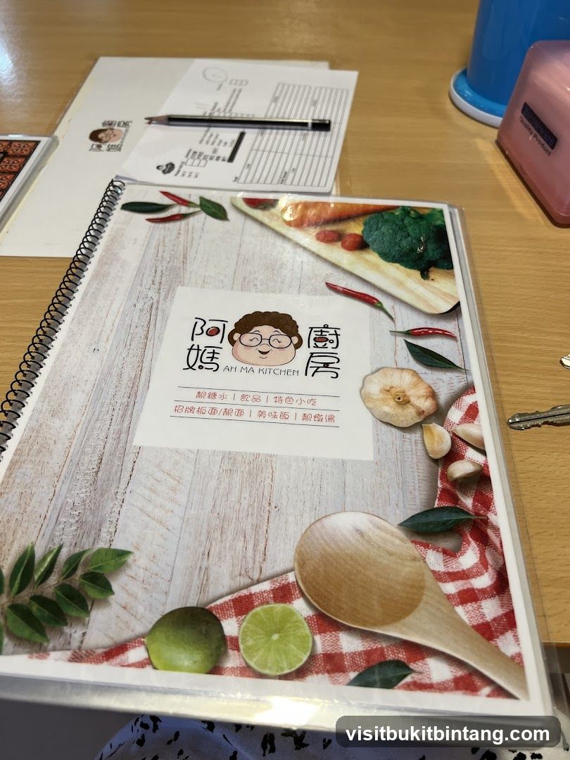 Ah Ma Kitchen Menu