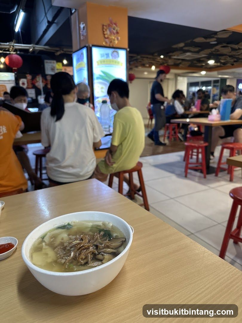 Restaurant Interior with Food