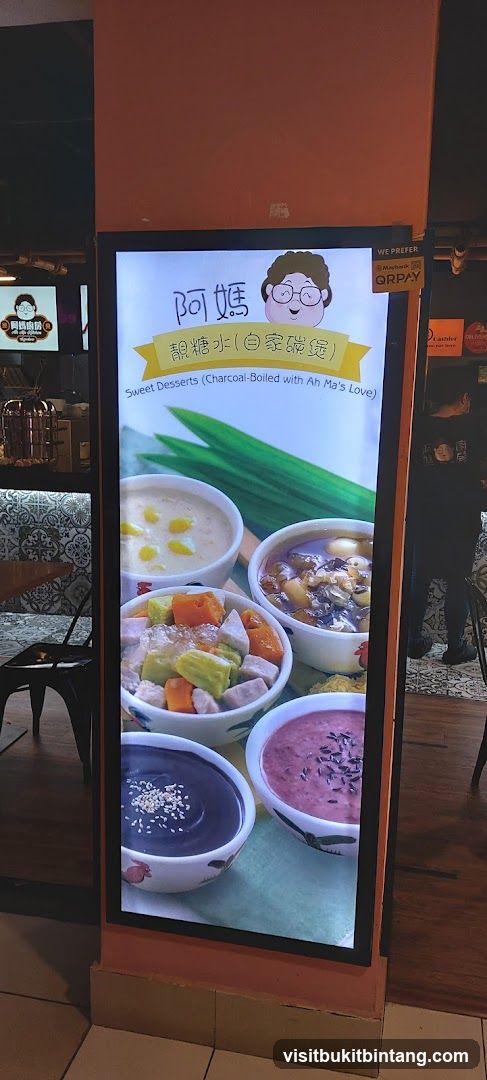 Dessert Menu Display